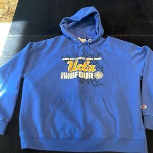 Champion 2021 NCAA Final Four hooded sweatshirt, royal blue, size XL